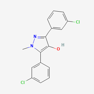 3,5-Bis(3-chlorophenyl)-1-methyl-1H-pyrazol-4-ol