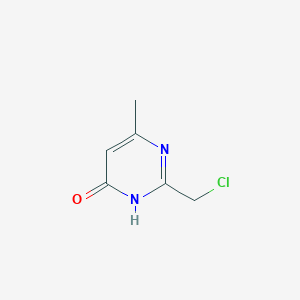 molecular formula C6H7ClN2O B1461058 2-(氯甲基)-6-甲基嘧啶-4-醇 CAS No. 23862-02-4