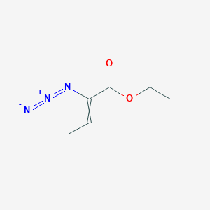 Ethyl 2-azidobut-2-enoate