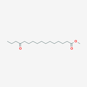 molecular formula C17H32O3 B14610605 Methyl 13-oxohexadecanoate CAS No. 58763-60-3