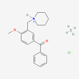 4-Methoxy-3-piperidinomethylbenzophenone hydrochloride