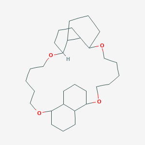 molecular formula C30H52O4 B14610643 6,12,23,29-Tetraoxapentacyclo[28.4.0.05,34.013,18.017,22]tetratriacontane CAS No. 60339-02-8