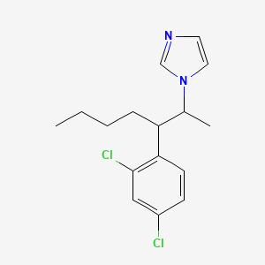 1-[3-(2,4-Dichlorophenyl)heptan-2-yl]-1H-imidazole