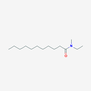 molecular formula C14H29NO B14610691 N-Ethyl-N-methylundecanamide CAS No. 59690-08-3