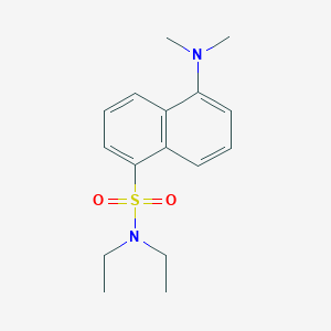 molecular formula C16H22N2O2S B14610695 5-(dimethylamino)-N,N-diethylnaphthalene-1-sulfonamide CAS No. 60052-80-4