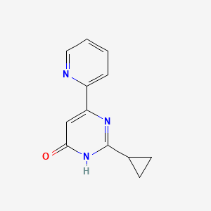 2-Cyclopropyl-6-(pyridin-2-yl)pyrimidin-4-ol
