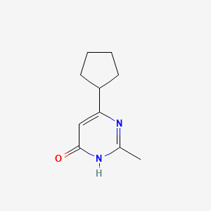 6-Cyclopentyl-2-methylpyrimidin-4-ol