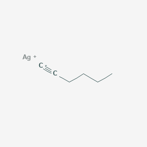 molecular formula C6H9Ag B14610749 Silver, 1-hexynyl- CAS No. 60627-07-8