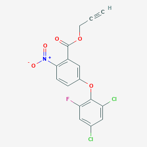 Prop-2-yn-1-yl 5-(2,4-dichloro-6-fluorophenoxy)-2-nitrobenzoate