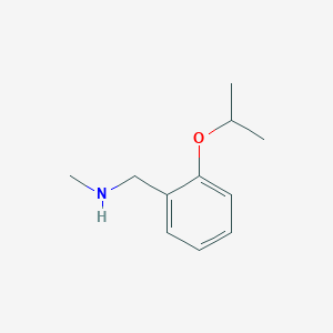 molecular formula C11H17NO B1461077 2-isopropoxy-N-methylbenzylamine CAS No. 1082821-06-4
