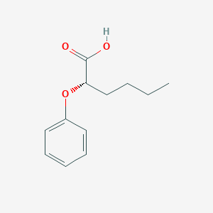 molecular formula C12H16O3 B14610771 (2S)-2-Phenoxyhexanoic acid CAS No. 60210-86-8