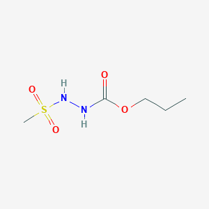 Propyl 2-(methanesulfonyl)hydrazine-1-carboxylate