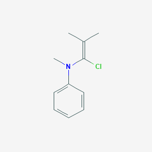 N-(1-Chloro-2-methylprop-1-en-1-yl)-N-methylaniline