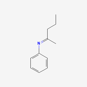 molecular formula C11H15N B14610823 (2E)-N-Phenylpentan-2-imine CAS No. 57711-63-4