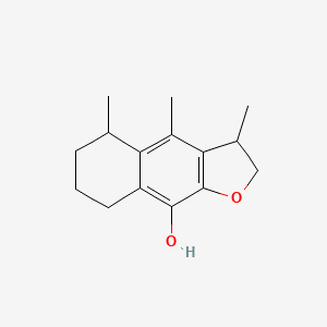 3,4,5-Trimethyl-2,3,5,6,7,8-hexahydronaphtho[2,3-b]furan-9-ol