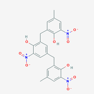 2,2'-[(4-Hydroxy-5-nitro-1,3-phenylene)bis(methylene)]bis(4-methyl-6-nitrophenol)