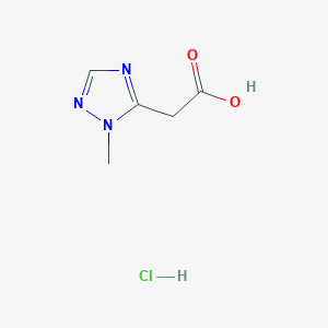 2-(1-methyl-1H-1,2,4-triazol-5-yl)acetic acid hydrochloride