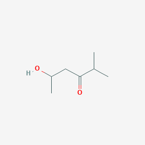 molecular formula C7H14O2 B14610918 3-Hexanone, 5-hydroxy-2-methyl- CAS No. 59357-07-2