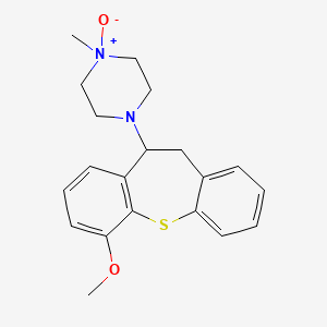 1-(10,11-Dihydro-6-methoxydibenzo(b,f)thiepin-10-yl)-4-methylpiperazine 4-oxide dihydrate