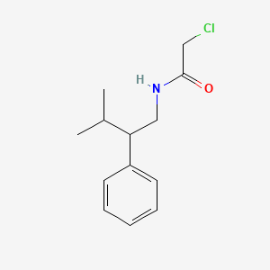 2-chloro-N-(3-methyl-2-phenylbutyl)acetamide
