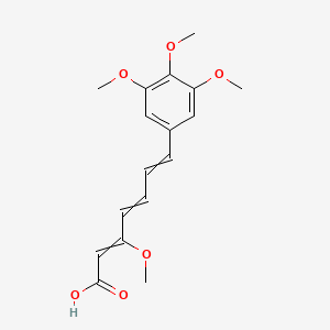 3-Methoxy-7-(3,4,5-trimethoxyphenyl)hepta-2,4,6-trienoic acid