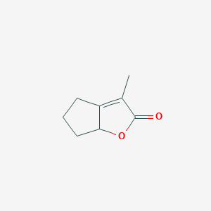 2H-Cyclopenta[b]furan-2-one, 4,5,6,6a-tetrahydro-3-methyl-