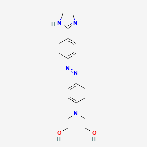 2,2'-[(4-{(E)-[4-(1H-Imidazol-2-yl)phenyl]diazenyl}phenyl)azanediyl]di(ethan-1-ol)