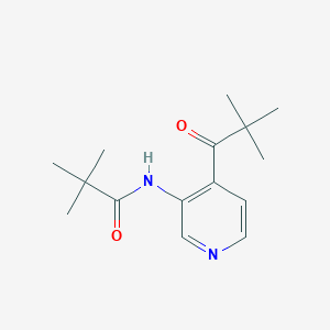 N-(4-(Pivaloyl)pyridin-3-yl)pivalamide