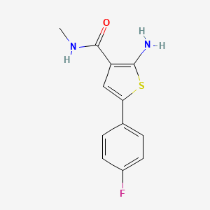 2-Amino-5-(4-fluorophenyl)-N-methylthiophene-3-carboxamide