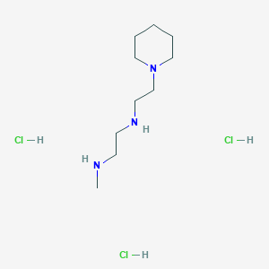 [2-(Methylamino)ethyl][2-(piperidin-1-yl)ethyl]amine trihydrochloride