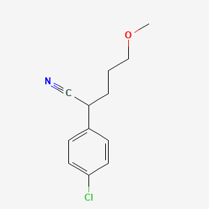 2-(4-Chlorophenyl)-5-methoxypentanenitrile