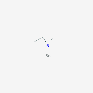 2,2-Dimethyl-1-(trimethylstannyl)aziridine