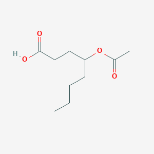 molecular formula C10H18O4 B14611046 4-(Acetyloxy)octanoic acid CAS No. 60121-03-1