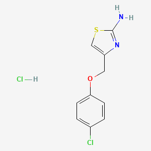 4-(4-Chlorophenoxymethyl)-1,3-thiazol-2-amine hydrochloride