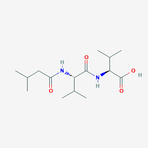 N-(3-Methylbutanoyl)-L-valyl-L-valine