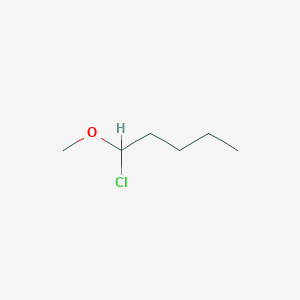 molecular formula C6H13ClO B14611085 1-Chloro-1-methoxypentane CAS No. 59452-74-3