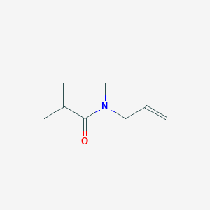 molecular formula C8H13NO B14611088 N,2-Dimethyl-N-(prop-2-en-1-yl)prop-2-enamide CAS No. 59585-97-6