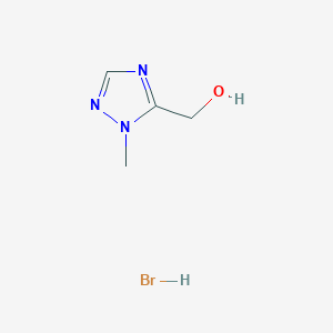 (1-methyl-1H-1,2,4-triazol-5-yl)methanol hydrobromide