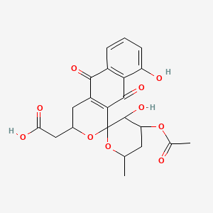 molecular formula C22H22O10 B14611102 Griseucin B CAS No. 59554-12-0