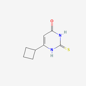 molecular formula C8H10N2OS B1461112 6-Cyclobutyl-2-mercaptopyrimidin-4-ol CAS No. 874516-64-0