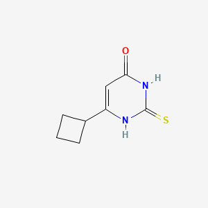 molecular formula C8H10N2OS B1461112 6-环丁基-2-巯基嘧啶-4-醇 CAS No. 874516-64-0