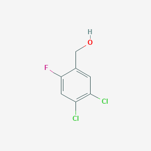 molecular formula C7H5Cl2FO B1461117 4,5-Dichloro-2-fluorobenzyl alcohol CAS No. 1806298-98-5