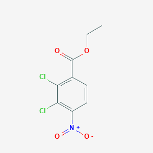 molecular formula C9H7Cl2NO4 B1461118 Ethyl 2,3-dichloro-4-nitrobenzoate CAS No. 1807181-36-7