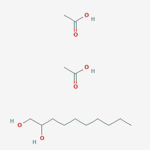 Acetic acid--decane-1,2-diol (2/1)