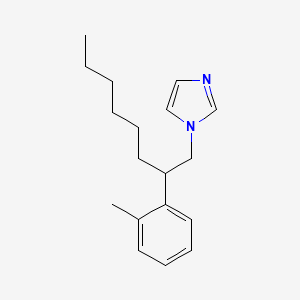 1-[2-(2-Methylphenyl)octyl]-1H-imidazole