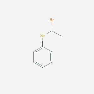 [(1-Bromoethyl)selanyl]benzene