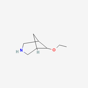 molecular formula C8H15NO B1461125 6-Ethoxy-3-azabicyclo[3.1.1]heptane CAS No. 2097983-04-3