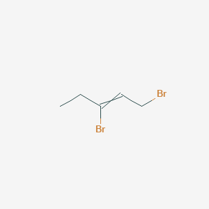 1,3-Dibromopent-2-ene