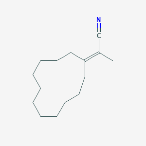 molecular formula C15H25N B14611299 2-Cyclododecylidenepropanenitrile CAS No. 60727-64-2