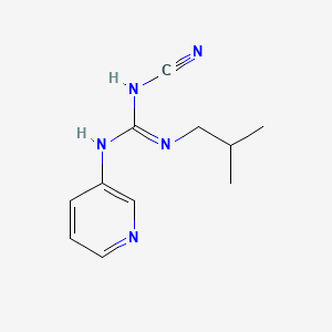 Guanidine, 2-cyano-1-isobutyl-3-(3-pyridyl)-